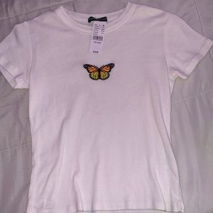 PacSun butterfly tshirt